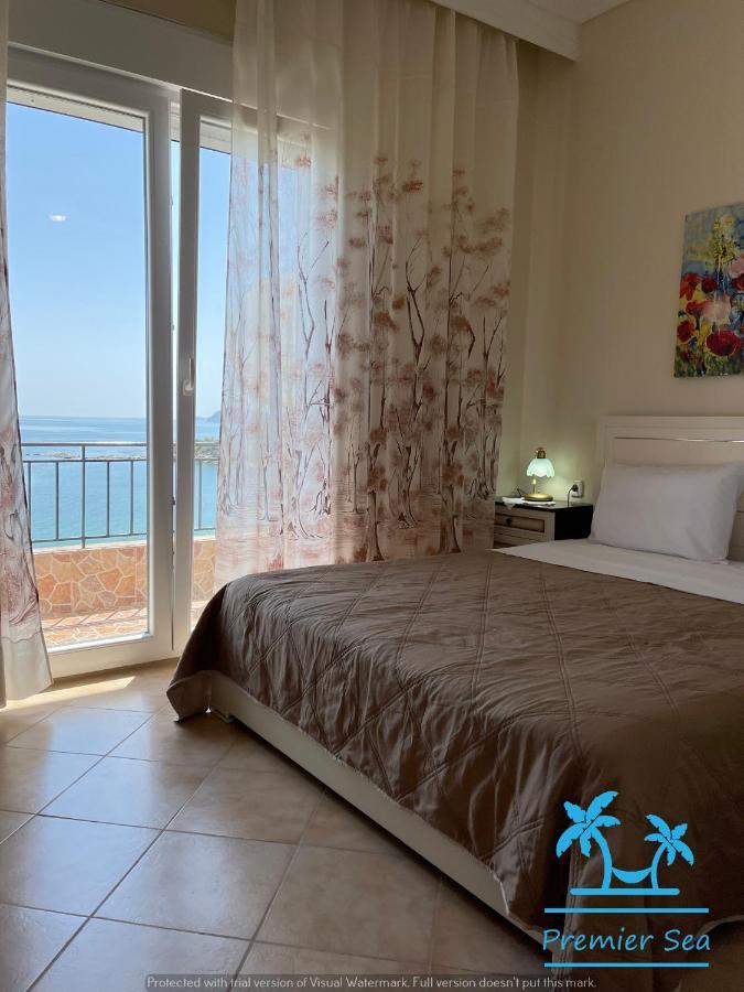 Oikos Poseidonas Apartment Palaiontsiflikion Bagian luar foto
