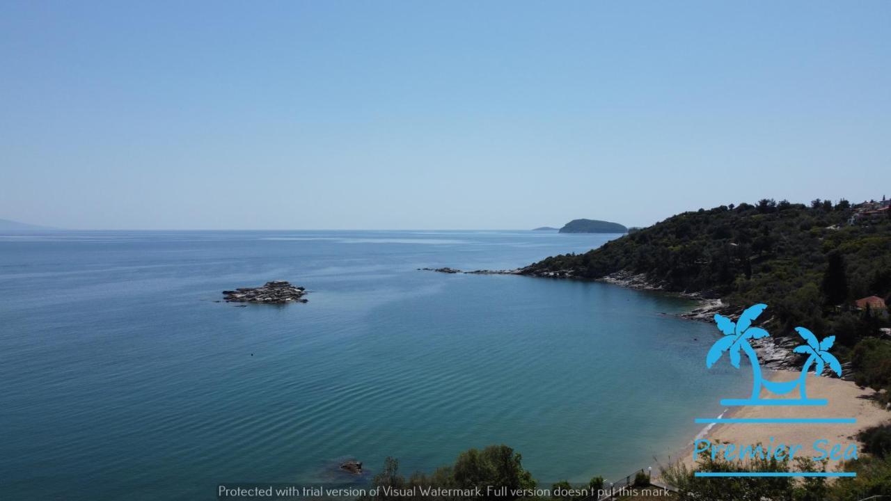 Oikos Poseidonas Apartment Palaiontsiflikion Bagian luar foto