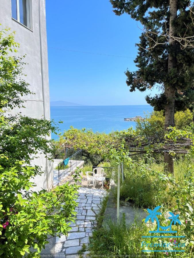 Oikos Poseidonas Apartment Palaiontsiflikion Bagian luar foto