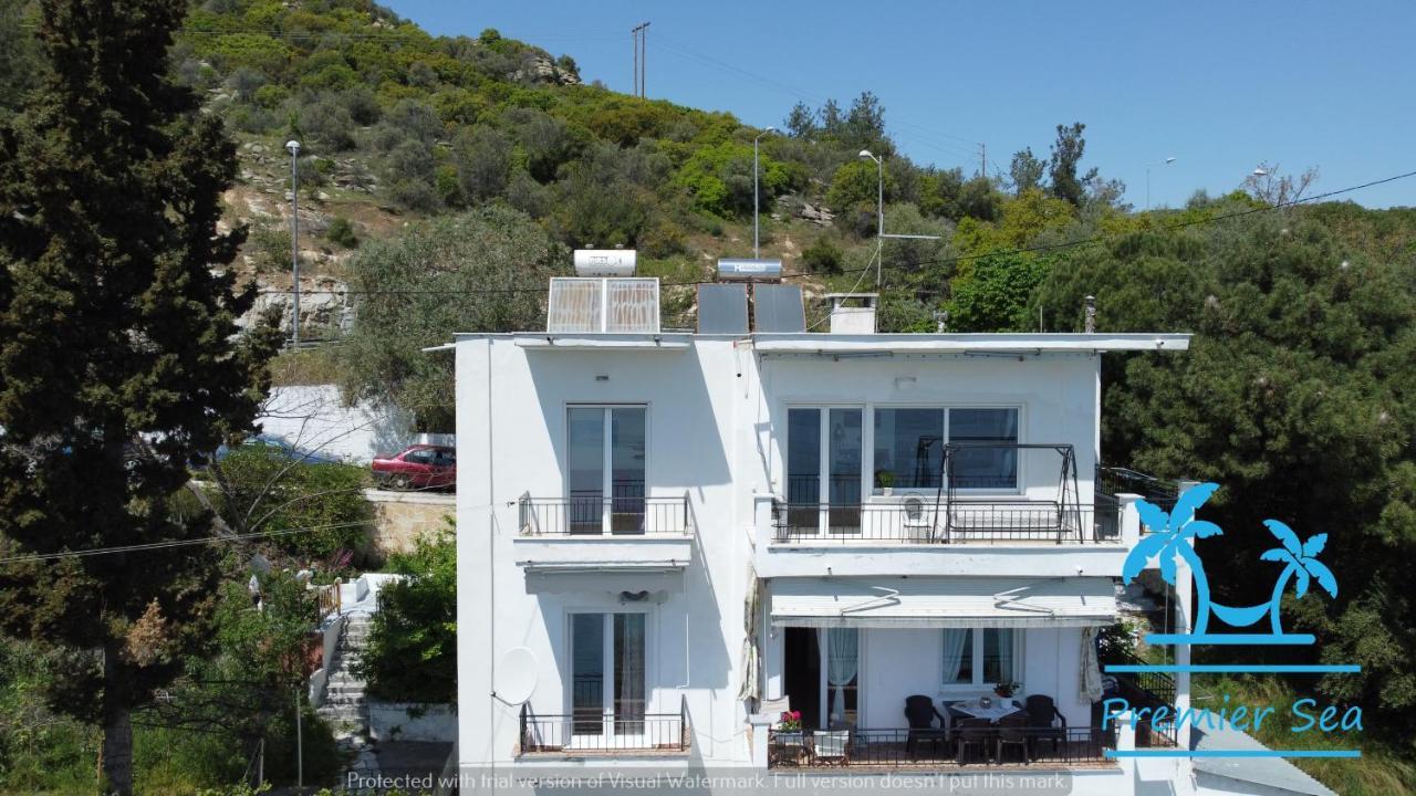 Oikos Poseidonas Apartment Palaiontsiflikion Bagian luar foto